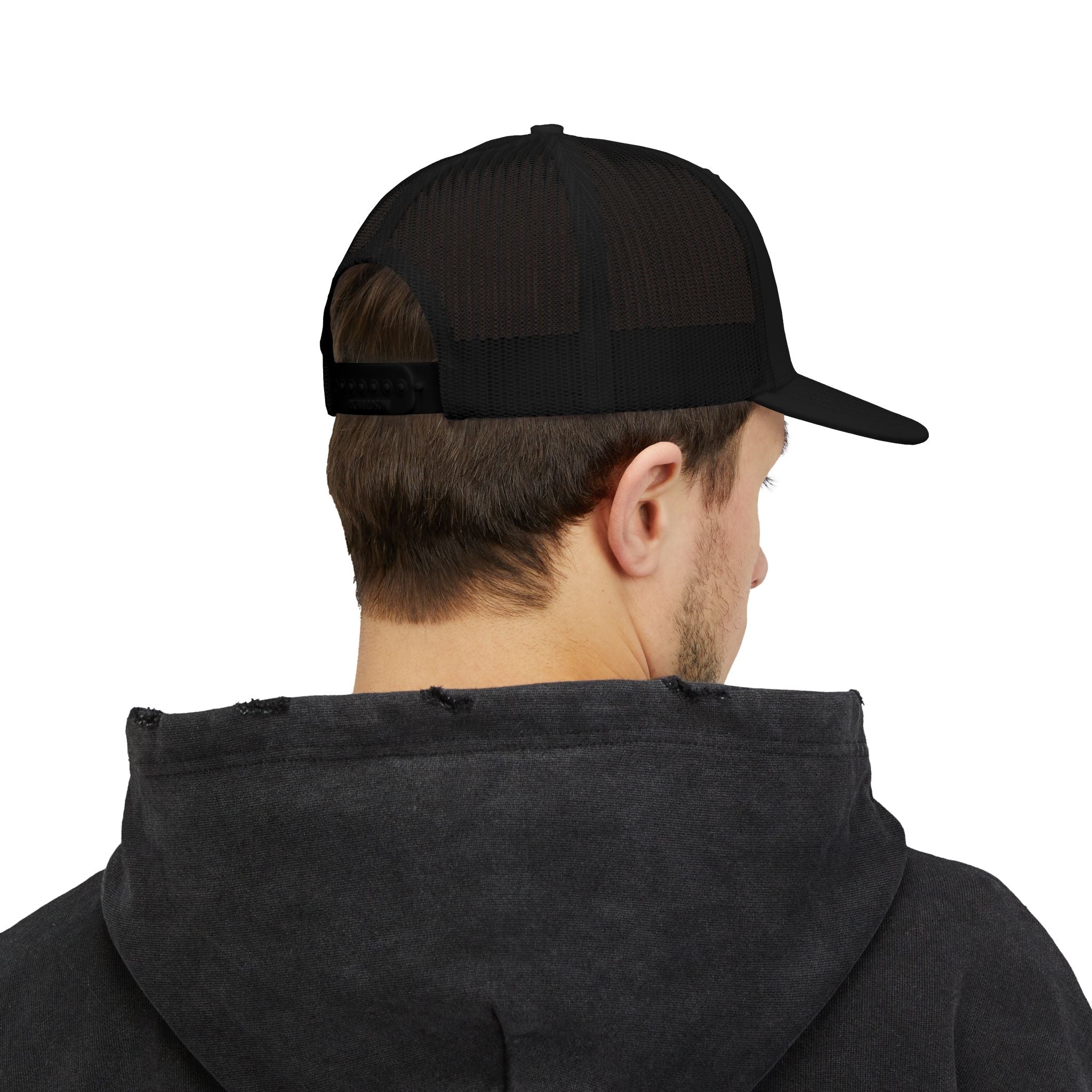 Don't Get Weak Oval Trucker Hat