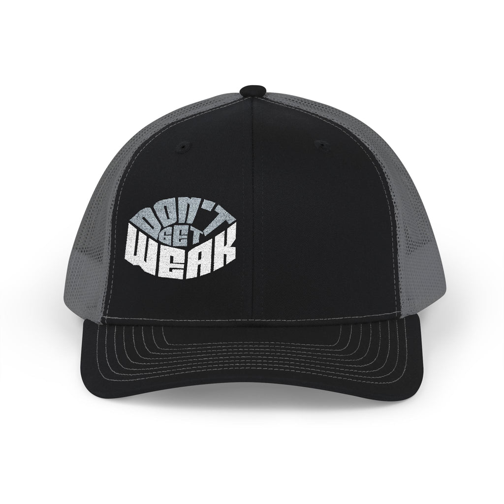 Don't Get Weak Oval Trucker Hat