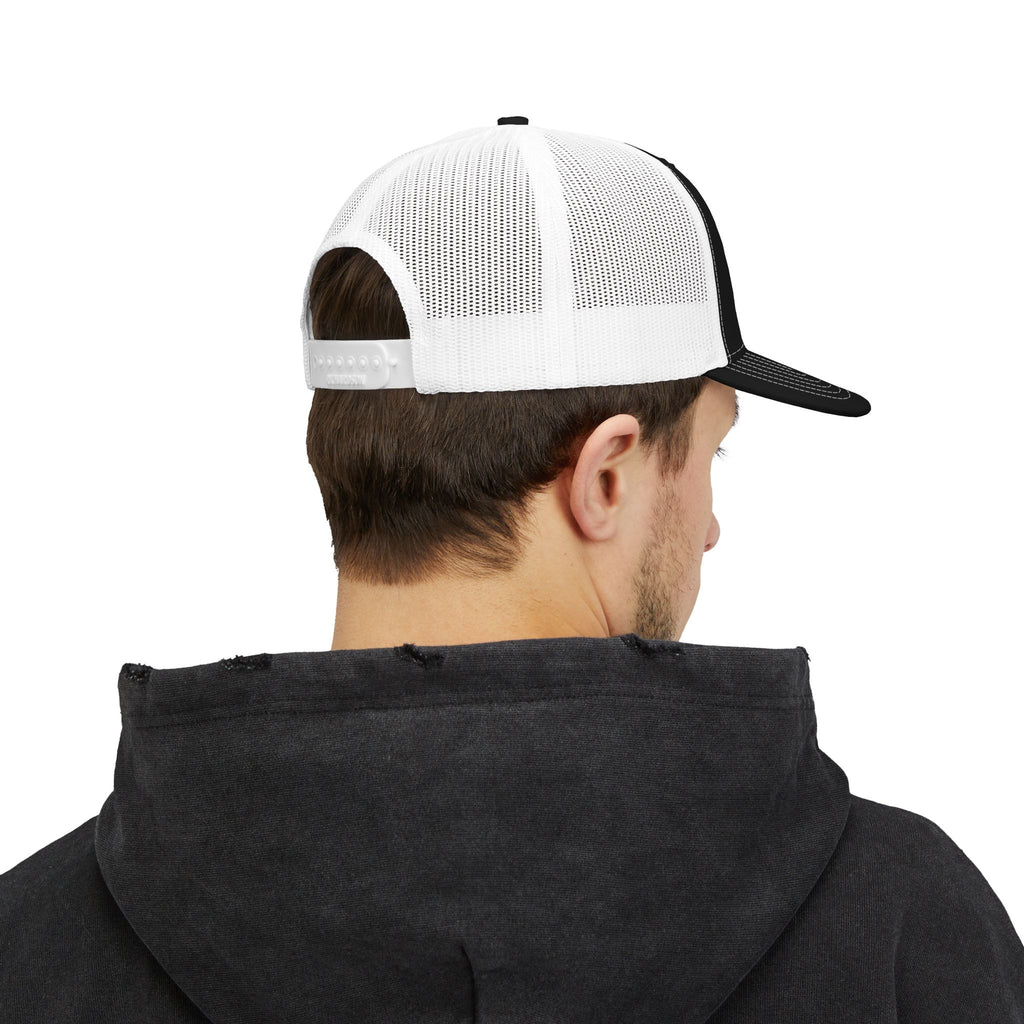 Don't Get Weak Oval Trucker Hat